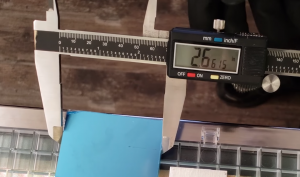 measuring exact length of cut glass